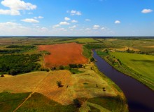 Осадная гора у станицы Кагальницкой на реке Кагальнике.