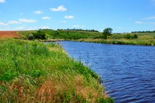 Осадная гора у станицы Кагальницкой на реке Кагальнике.