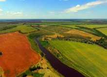 Осадная гора у станицы Кагальницкой на реке Кагальнике.