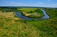Осадная гора у станицы Кагальницкой на реке Кагальнике.