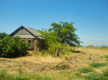 Село Шабельское на Сазальникской косе