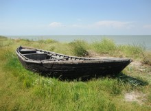 Старые рыбачьи лодки