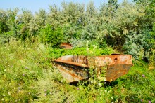 Старые рыбачьи лодки