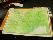 Туристическая карта 1958 г.