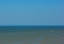 Вид на Таганрог с Чумбур-косы