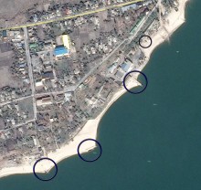 Погибшие корабли у хутора Рожок