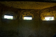 Остатки немецких дотов на Миус-фронте