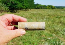 Остатки немецких дотов на Миус-фронте