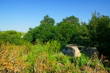 Остатки немецких дотов на Миус-фронте