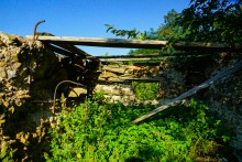 Остатки немецких дотов на Миус-фронте