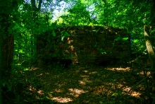 Остатки немецких дотов на Миус-фронте