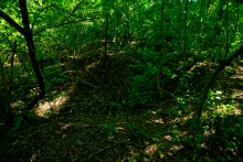 Остатки немецких дотов на Миус-фронте