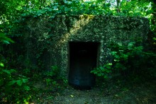 Остатки немецких дотов на Миус-фронте