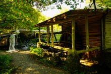 Водяная мельница в селе Колодежное