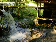 Водяная мельница в селе Колодежное