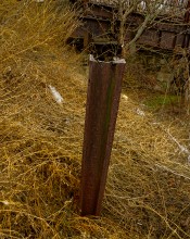 Мост через Кагальник построенный из платформ бронепоезда