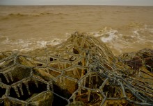 Ледяной прибой на Чумбур-косе