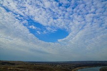 Северский Донец весною возле урочищ Хоботок, Орлинка и Соромка