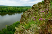 Урочище Орлинка и балка Соромка на Северском Донце