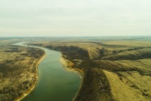 Урочище Орлинка и балка Соромка на Северском Донце