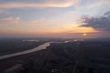 Закат над Мертвым Донцом у хутора Недвиговка