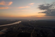 Закат над Мертвым Донцом у хутора Недвиговка