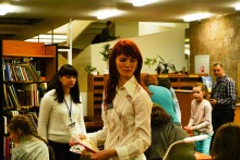 Библионочь в ДГПБ, мастер-класс по созданию куклы-хороводницы