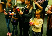 Библионочь в ДГПБ, мастер-класс по созданию куклы-хороводницы