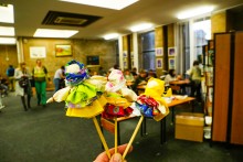 Библионочь в ДГПБ, мастер-класс по созданию куклы-хороводницы