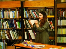 Библионочь в ДГПБ, мастер-класс по созданию куклы-хороводницы