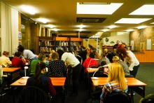 Библионочь в ДГПБ, мастер-класс по созданию куклы-хороводницы