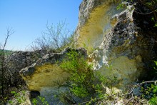 Меловые горы на реке Ясиновке