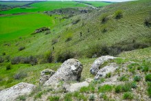 Меловые горы на реке Ясиновке