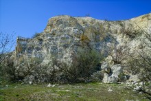 Меловые горы на реке Ясиновке