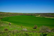 Меловые горы на реке Ясиновке