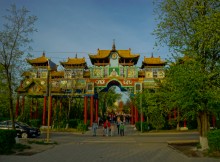 Прогулка по Элисте, столице Калмыкии