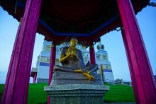 Прогулка по Элисте, столице Калмыкии