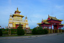 Прогулка по Элисте, столице Калмыкии