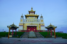 Прогулка по Элисте, столице Калмыкии