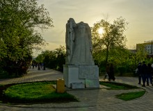 Прогулка по Элисте, столице Калмыкии