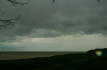 Азовское море у поселка Золотая коса