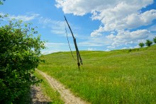 Колодец - журавль у хутора Уляшкин