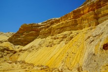 Меловые и песчаные горы у реки Глубокой в Каменском районе и находки зубов древних акул