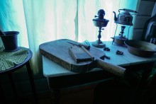 Кухонная доска в доме-музее И.И.Крылова