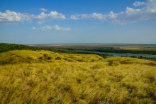 Раздорские склоны над хутором Пухляковский.
