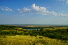 Раздорские склоны над хутором Пухляковский.