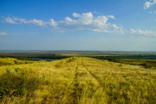 Раздорские склоны над хутором Пухляковский.