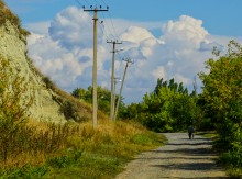 "Розы пустыни" на песчаных обрывах в Примиусье