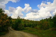 Мост через Миус у поселка Краснобумажник