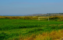 Вид на маяк в Мержаново из Морского Чулека